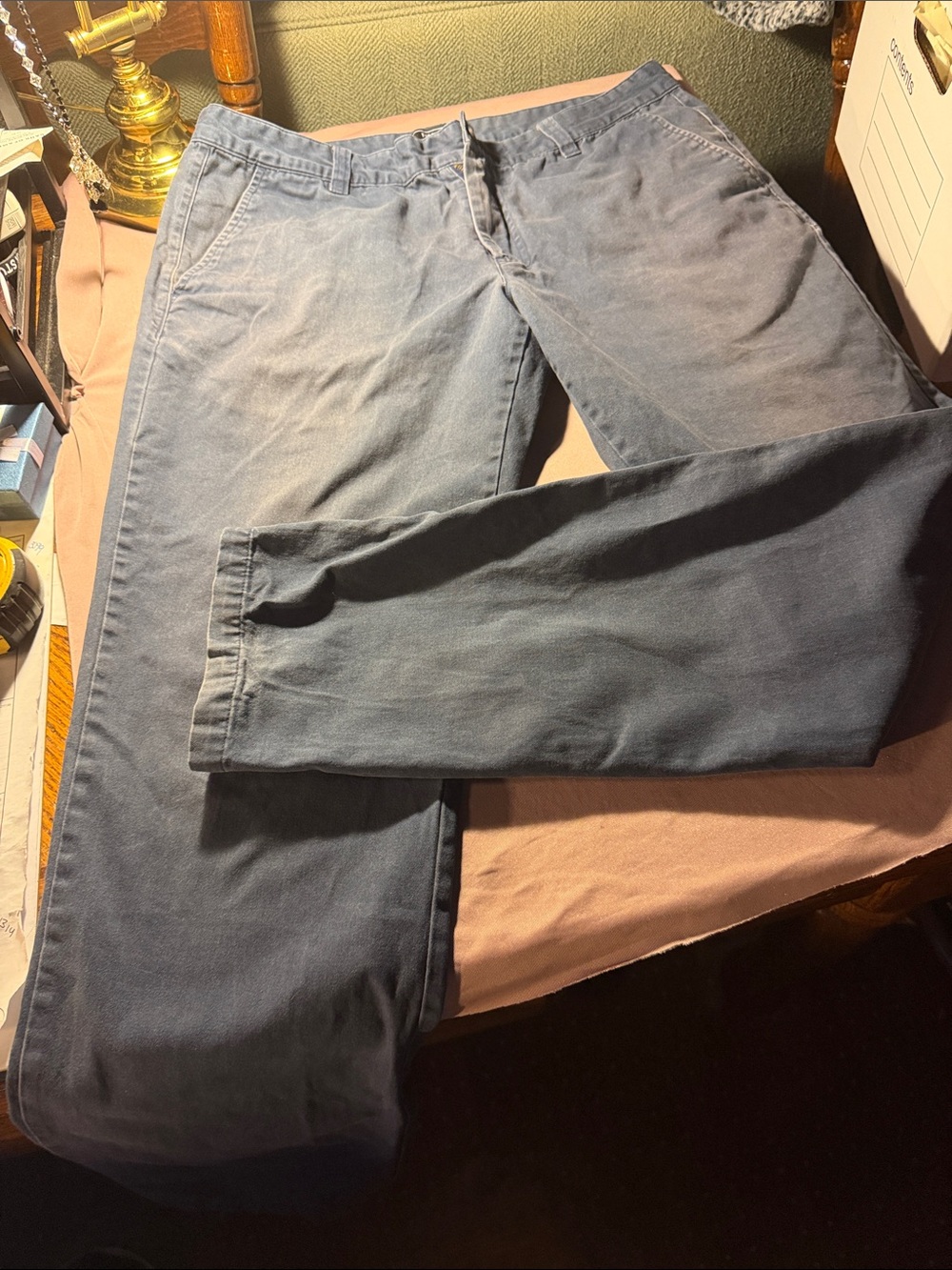Forever 21 Men's Straight Jeans in Washed Blue